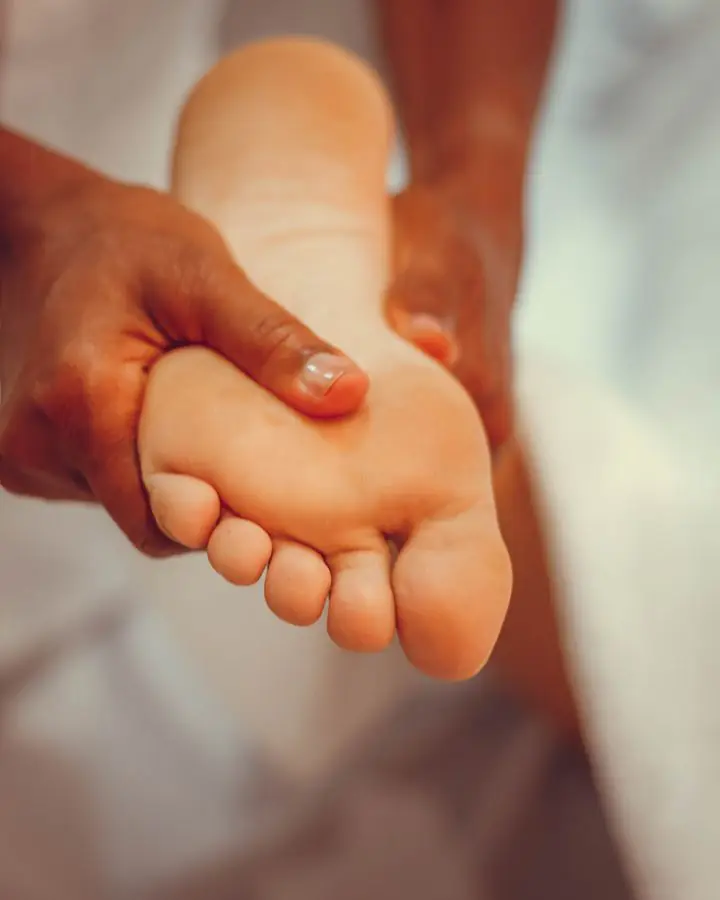 Reflexology foot massage